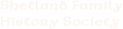 Shetland Family History Societys Logo